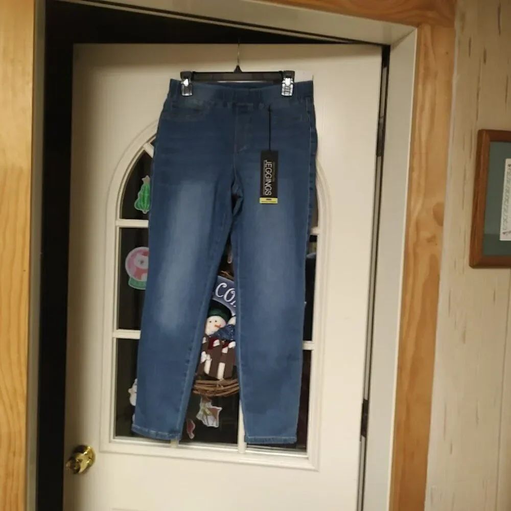 New Royalty For Me Easy Pull On Jeggings High Rise Skinny Size Women's Petite M